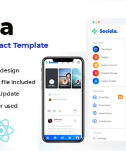 Sociala - Social Network App React Template