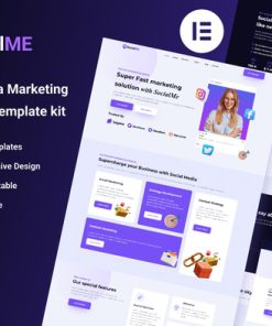 SocialMe - Social Media Marketing Agency Elementor Template Kit