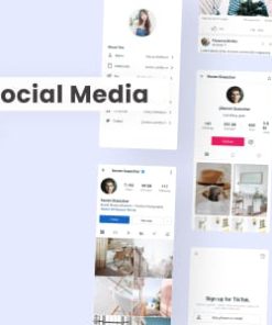 SocialX - Premium Social Media UI Design 1.0