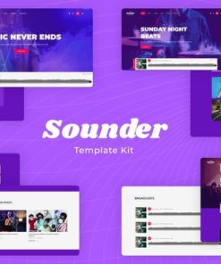 Sounder | Online Internet Radio Station Template Kit