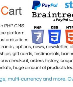 SPA-Cart - Single Page Application. Fully featured eCommerce CMS platform. Very fast ajaxfied pages.