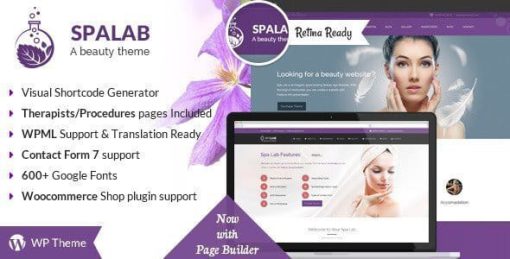 Spa Lab | Beauty Salon, Wellness WordPress Theme