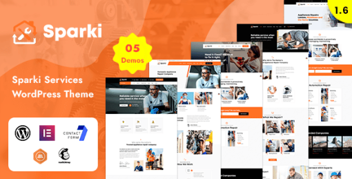 Sparki | Service Repair WordPress Theme