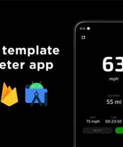 Speedometer and distance - AdMob, In-App Purchase, Android app freemium template