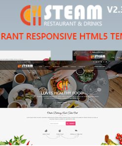 Spice 'n' Steam - Restaurant, Food & Drinks HTML 5 Website Template