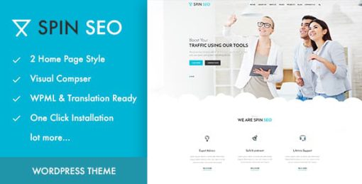 SPIN SEO - SEO & Business WordPress Theme!