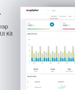Splasher - Responsive Bootstrap Admin & Powerful UI Kit