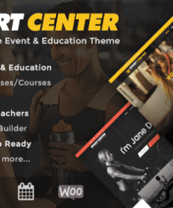 Sport Center - Multipurpose Events & Education WordPress Theme