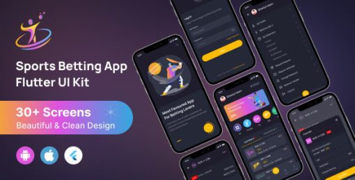 Sports Betting Flutter App UI Kit