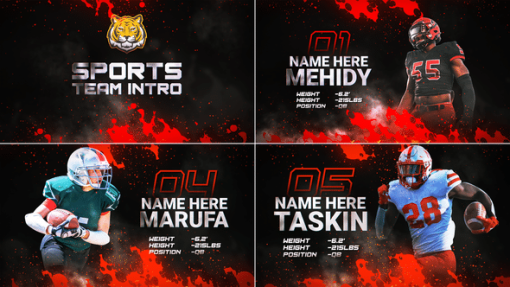 Sports Player Introducing // Sports Player Profile