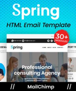 Spring Agency - Multipurpose Responsive Email Template