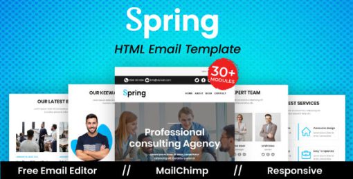 Spring Agency - Multipurpose Responsive Email Template