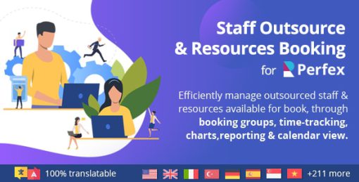 Staff Outsourcing & Resources Booking module for Perfex CRM - Outsource your employees