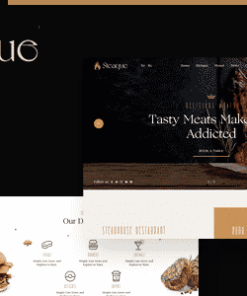 Steaque | Restaurant and Cocktail Bar WordPress Theme