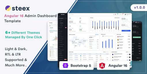 Steex - Angular 16 Admin & Dashboard Template