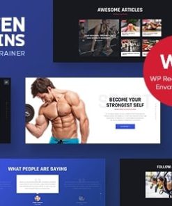 Steven Watkins | Personal Gym Trainer & Nutrition Coach WordPress Theme