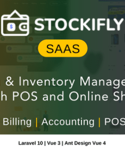 Stockifly SAAS - Billing & Inventory Management with POS and Online Shop