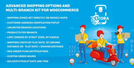 Stora - Advanced Shipping Options & Multi-Branch Kit for WooCommerce