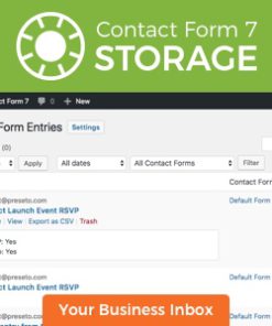 Storage for Contact Form CF7