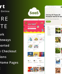 StoreMart SaaS - Online Product Selling Business Website Builder