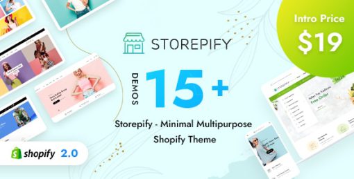 Storepify - Minimal Multipurpose Shopify Theme