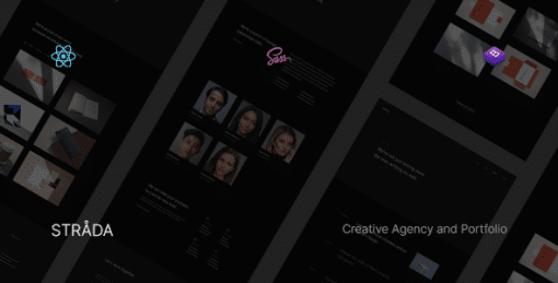 Strada ― React Creative/Portfolio Template