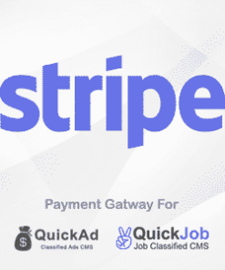 Stripe Payment Plugin For QuickAd & QuickJob & QuickQR