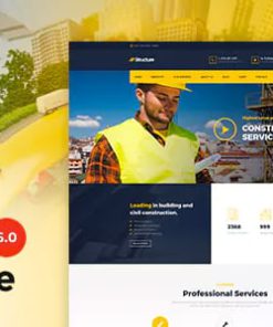 Structure - Construction Industrial Factory WordPress Theme