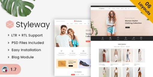 Styleway - Trendy Online Fashion Prestashop 1.7 Responsive Theme