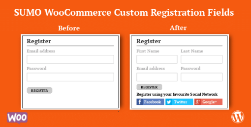 SUMO WooCommerce Custom Registration Fields