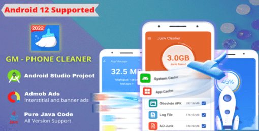 Super Cleaner and booster, Battery Saver, Anti virus, App locker(Android 12 support)