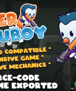 Super Penguboy HTML5 Game - With Construct 3 File (.c3p)