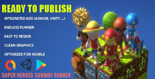 SuperHeroes Subway Runner