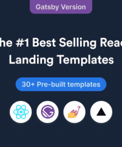 SuperProps Gatsby- React Gatsby JS Landing Page Templates