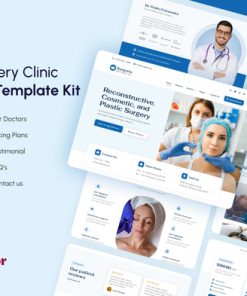 Surgeria - Plastic Surgery Clinic Elementor Template Kit