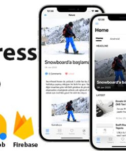 SwiftUI iOS WordPress App for Blog and News Site with AdMob, Firebase Push Notification and Widget