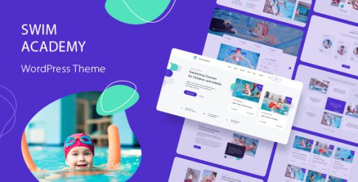 SwimAcademy - Course Booking WordPress Theme