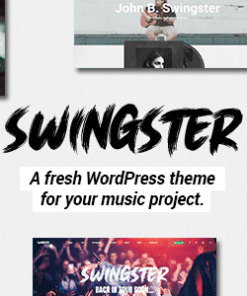 Swingster - Elementor Music WordPress Theme