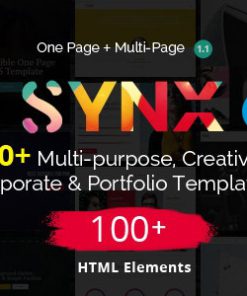 Synx – Multi-Page Drupal 9 Theme