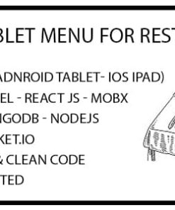 Tablet Menu for Restaurants