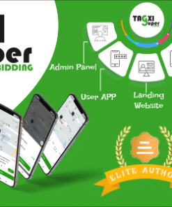 Tagxi Super Bidding - Taxi + Goods Delivery Complete Solution With Bidding Option