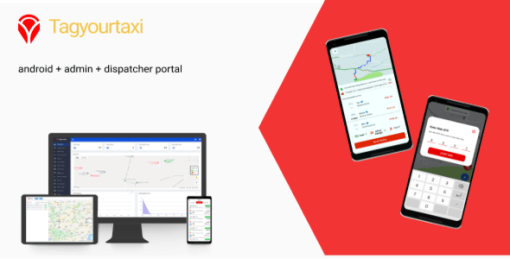 Tagyourtaxi - Taxi Application | Uber clone - Android + Dashboard