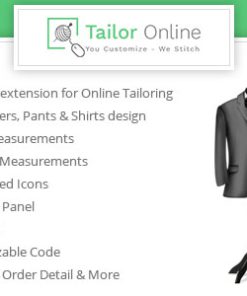 Tailor Online - WooCommerce Plugin for Online Custom Tailoring