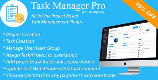 Task Manager Pro - Task Management Plugin For Wordpress