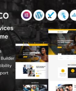 Taxseco - Online Taxi Service WordPress Theme