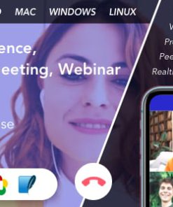 Teammeet - Video Conference, Online Live Meeting, Webinar App Bundle (Web, Android & Desktop)