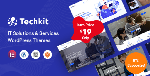 Techkit – Technology & IT Solutions WordPress Theme