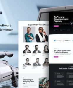 Techvisio - Technology & Software Development Elementor Pro Template Kit