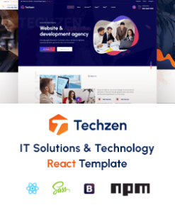 Techzen - IT Solutions & Technology React Template