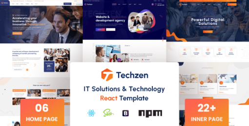 Techzen - IT Solutions & Technology React Template